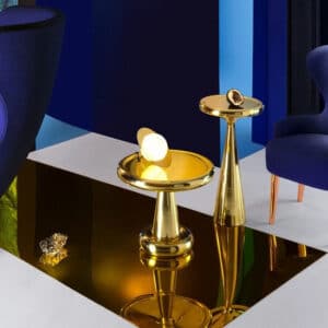 Spun Table Short Brass