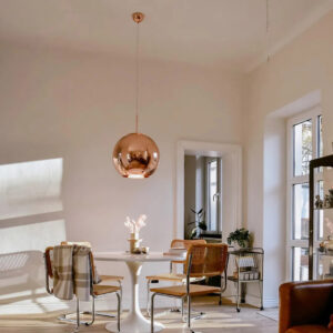 Copper Round Pendant 45 EU