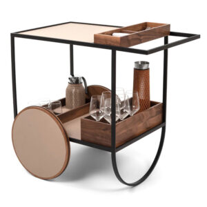 Magenta Serving Trolley